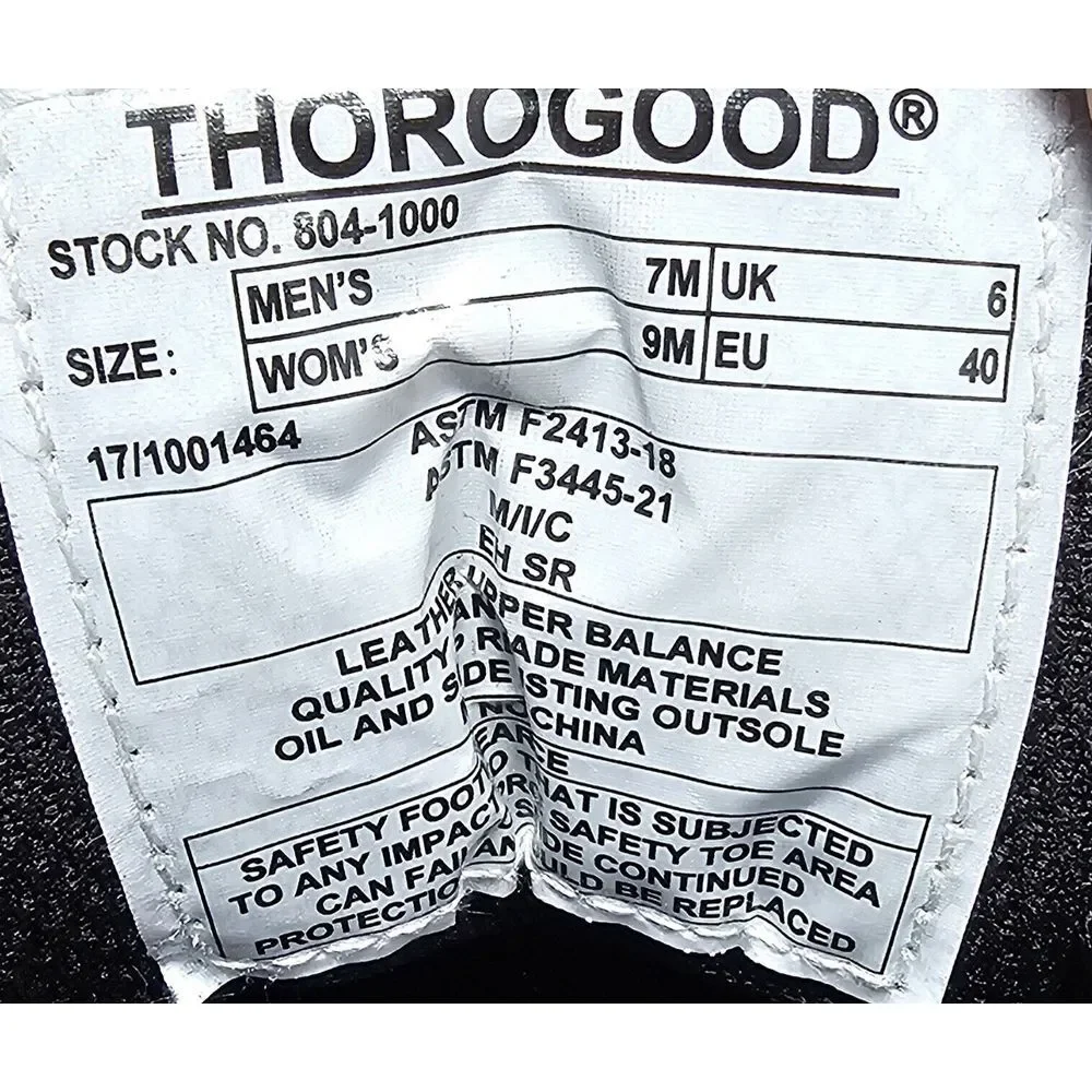 Thorogood Crosstrex Waterproof  Mens‎ 7M Womens 9M Work Composite Safety Toe